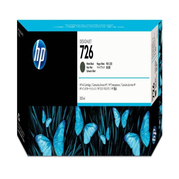 HP-726-Mattschwarz-DesignJet-Druckerpatrone-300-ml