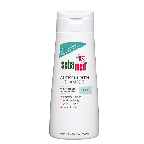 Sebamed Antischuppen Shampoo plus, 95% weniger Schuppen nach 4 Wochen*, 200 ml