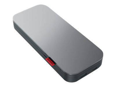 Lenovo Go USB-C Powerbank 20000 mAh LiPo USB, Grau
