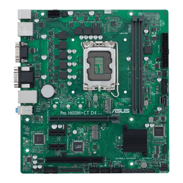 Asus PRO H610M-C D4-CSM Mainboard Sockel (PC) Intel 1700 Formfaktor (Details) Micro-ATX Mainboard-
