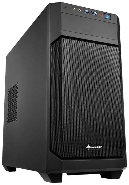 Sharkoon V1000 Mini-Tower PC-Gehäuse Schwarz