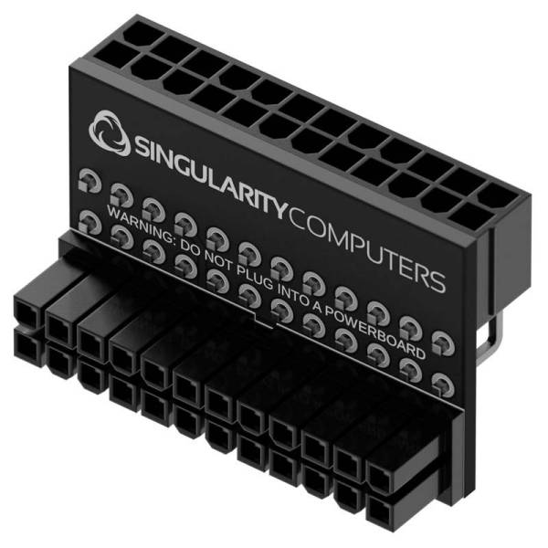 Singularity Computers Strom Adapter [1x ATX-Strom-Stecker 24pol. (20+4) - 1x ATX-Strom-Buchse