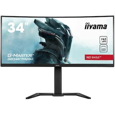 iiyama G-Master GB3467WQSU-B5 86,5cm (34") UWQHD Monitor HDMI/DP 165Hz 0,4ms HDR