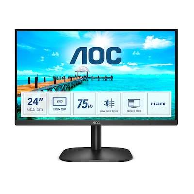 AOC 24B2XHM2 60cm (24") FHD VA Office Monitor 16:9 VGA/HDMI 75Hz