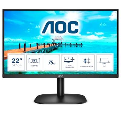 AOC 22B2H 54,7cm (21,5") FHD Office Monitor 16:9 VGA/HDMI 200cd/mAA²