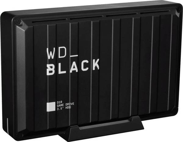 WD Black D10 Game Drive 8TB Externe Festplatte 8.9cm (3.5 Zoll) USB 3.2 Gen 1 Schwarz WDBA3P0080HBK-