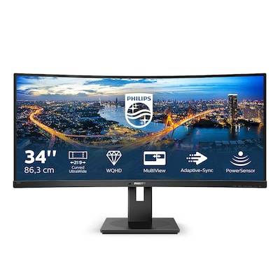 Philips B-Line 345B1C 86,4cm (34")UWQHD VA Monitor Curved 21:9 HDMI/DP/USB 100Hz