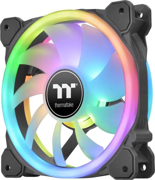 Thermaltake CL-F138-PL14SW-A PC-Gehäuse-Lüfter Schwarz (B x H T) 184 149 182mm inkl. LED-Bel