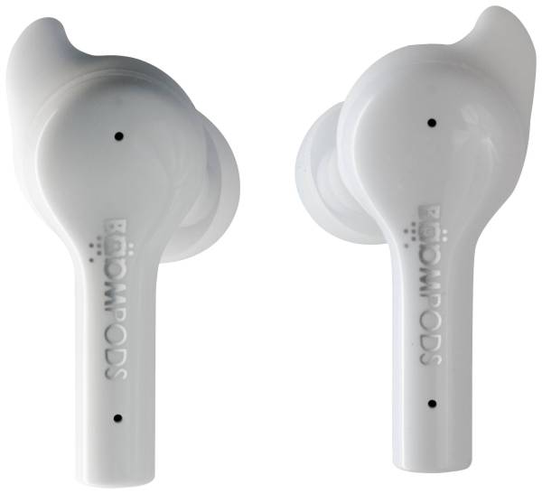 Boompods Bassline GO In Ear Kopfhörer Bluetooth Weiß Headset, Lautstärkeregelung, Schweißresis