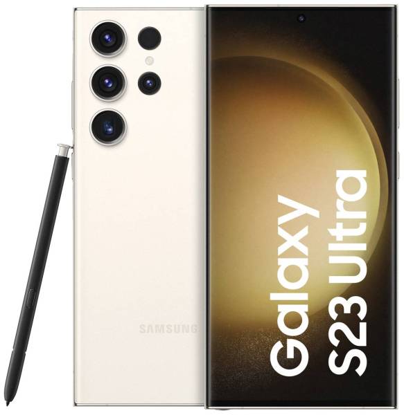 Samsung Galaxy S23 Ultra 5G Smartphone 256GB 17.3cm (6.8 Zoll) Cream Android™ 13 Dual-SIM