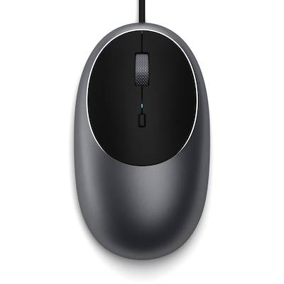 Satechi C1 USB-C Wired Mouse Space Gray