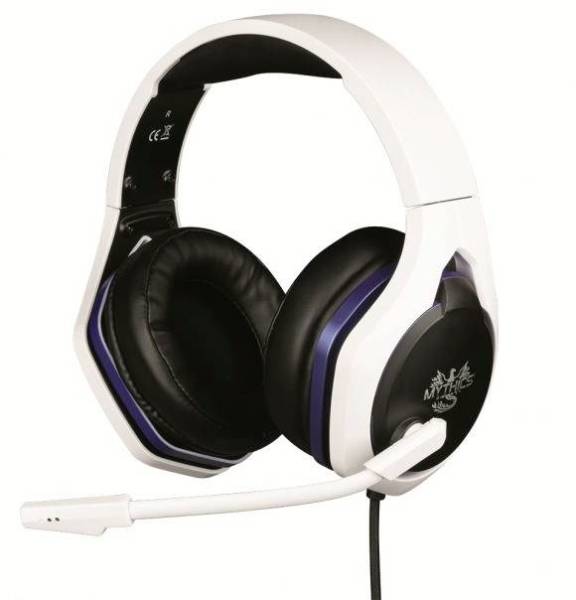 Konix HYPERION HEADSET PS5 Gaming On Ear Headset kabelgebunden Stereo Schwarz/Weiß Lautstärkeregel