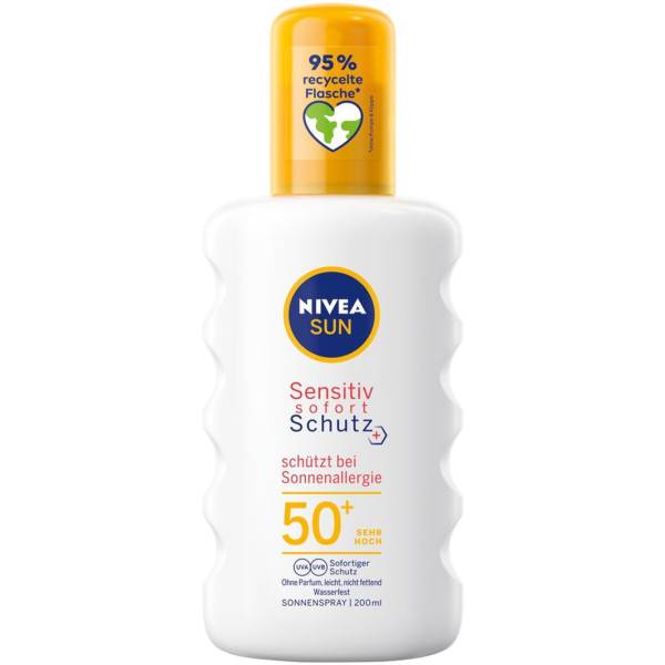 NIVEA NIVEA SUN NIVEA NIVEA SUN Sensitiv Sofort-Schutz Anti-Sonnenallergie Spray LSF 50 Sonnencreme 200.0 ml