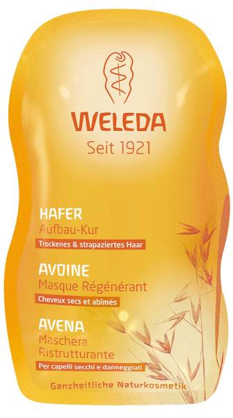 WELEDA Hafer Aufbau-Kur, intensive Haarpflege für strapaziertes und trockenes Haar, die Spülung kräf