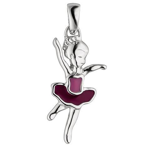 SIGO Kinder Anhänger Ballerina 925 Sterling Silber Silberanhänger Kinderanhänger