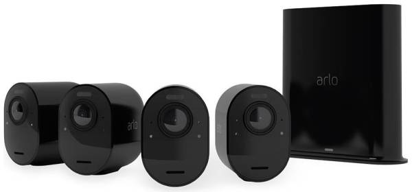 Arlo Ultra 2 Überwachungskamera 4K 4er Set Schwarz