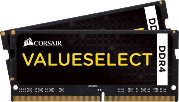 Corsair Value Select Laptop-Arbeitsspeicher Kit DDR4 16GB 2 x 8GB 2133MHz 260pin SO-DIMM CL15-15-15-