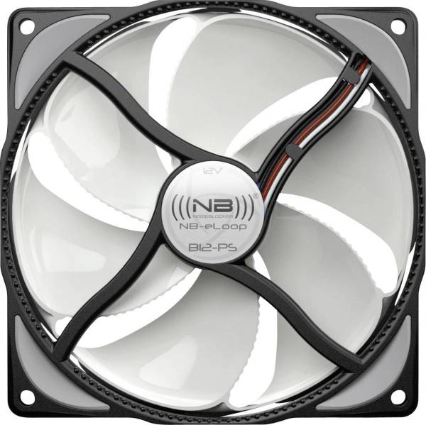 NoiseBlocker NB-eLoop ITR-B12-PS PC-Gehäuse-Lüfter Weiß, Schwarz (B x H T) 120 25mm
