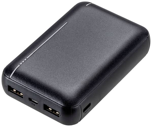 Vivanco Powerbank 10000 mAh Li-Ion USB-A, USB-C Schwarz Statusanzeige