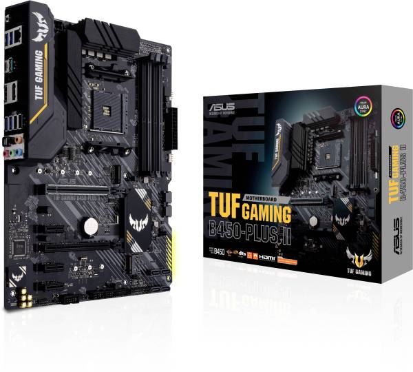 Asus TUF GAMING B450-PLUS II Mainboard Sockel (PC) AMD AM4 Formfaktor (Details) ATX Mainboard-Chipsa