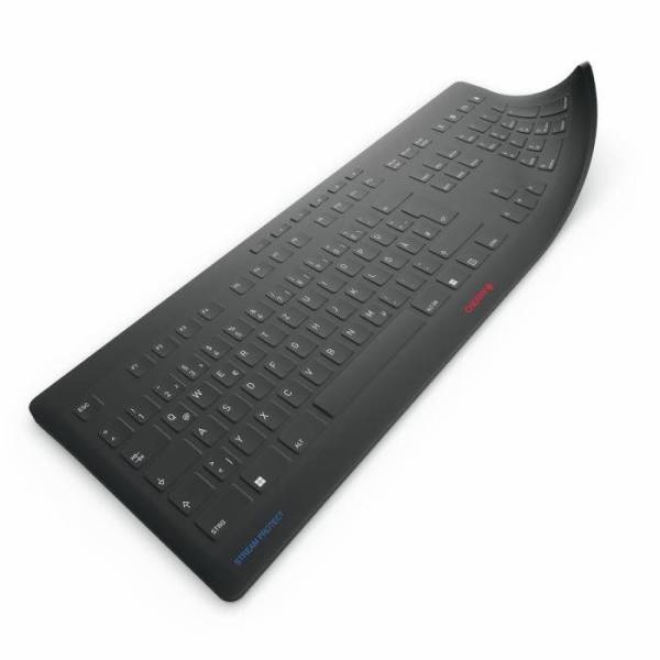 CHERRY Stream-Protect Membrane Tastatur-Abdeckfolie Schwarz