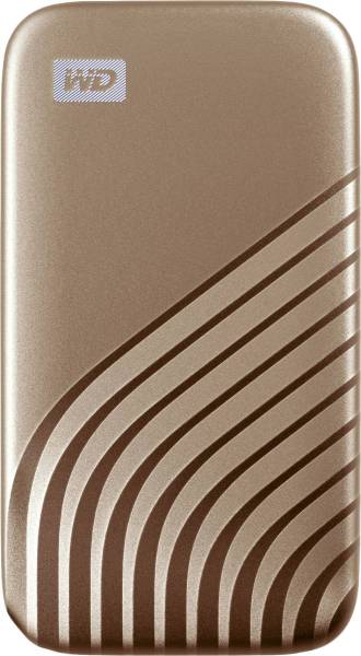 WD My Passport 500GB Externe SSD-Festplatte 6.35cm (2.5 Zoll) USB-C Gold WDBAGF5000AGD-WESN