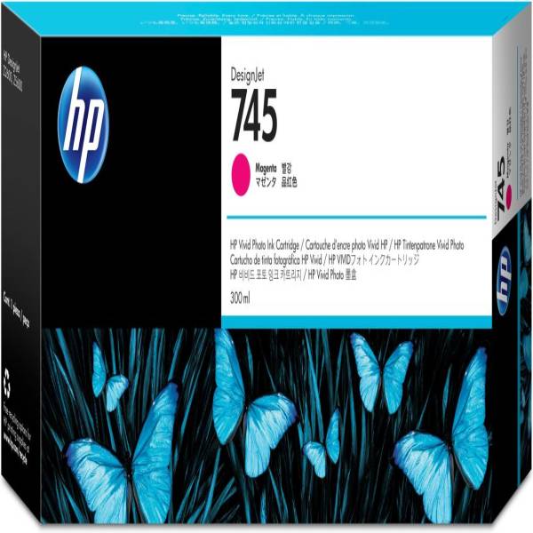 HP-745-DesignJet-Druckerpatrone-Magenta-300-ml