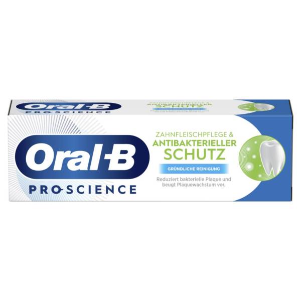 Oral-B Pro-Science Zahnfleischpflege & Antibakterieller Schutz Gründliche Reinigung Zahncreme