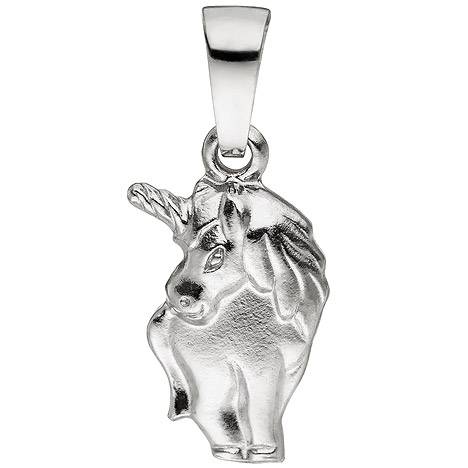 SIGO Kinder Anhänger Einhorn 925 Sterling Silber Kinderanhänger Einhornanhänger