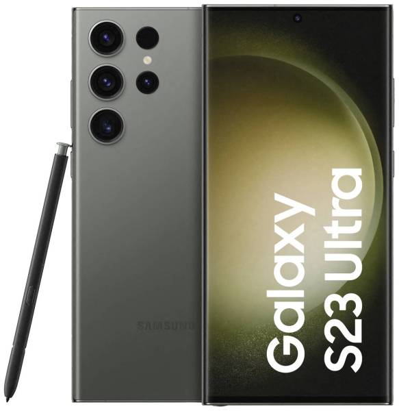 Samsung Galaxy S23 Ultra 5G Smartphone 256GB 17.3cm (6.8 Zoll) Grün Android™ 13 Dual-SIM