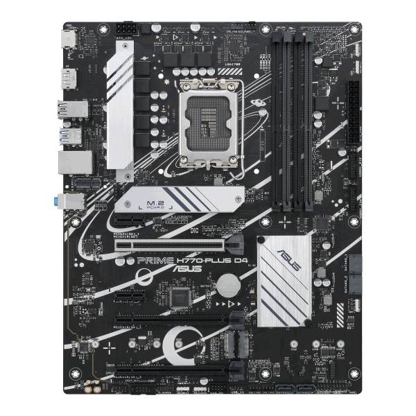 Asus PRIME H770-PLUS D4 Mainboard Sockel (PC) Intel 1700 Formfaktor (Details) ATX Mainboard-Chipsa